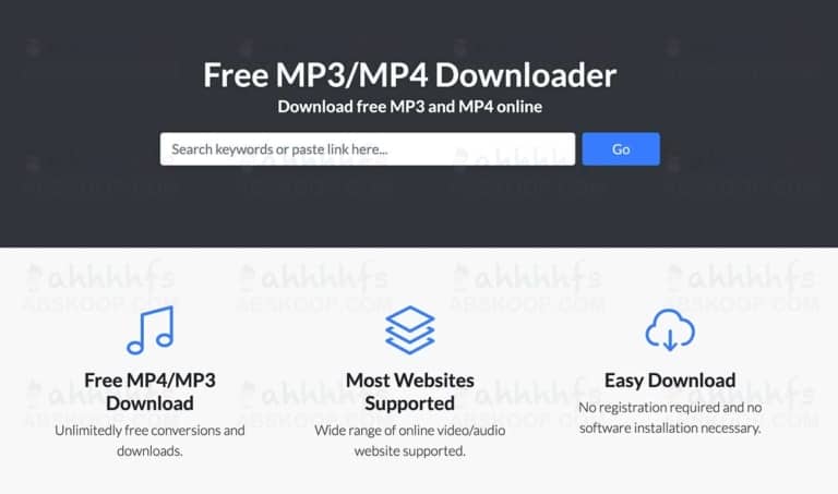 FreeMP3Downloads 免费在线MP4 MP3音乐下载、视频下载器 - A姐分享