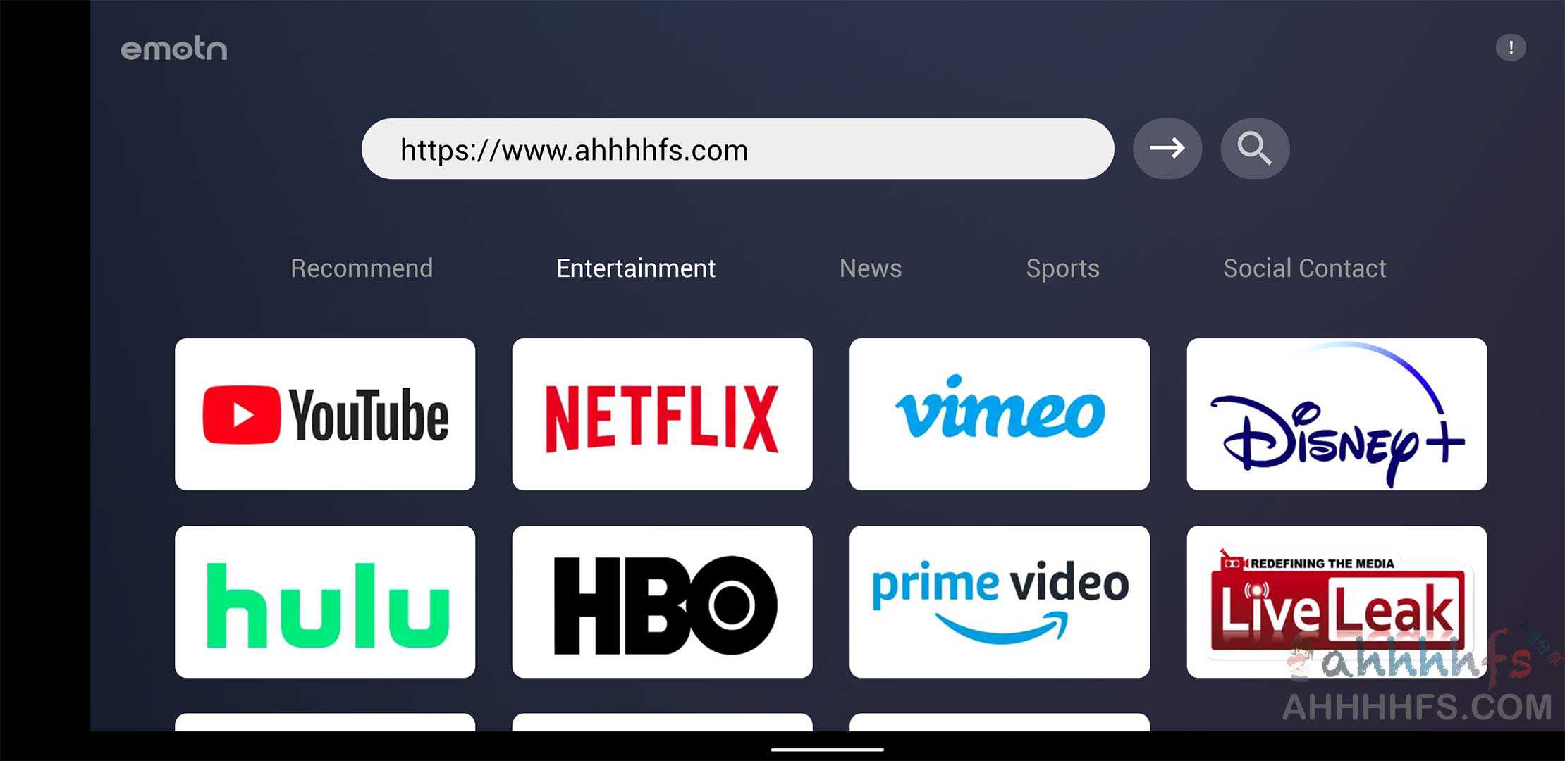 Emotn Browser 一款适用于电视盒子浏览器 v1.0.0.3